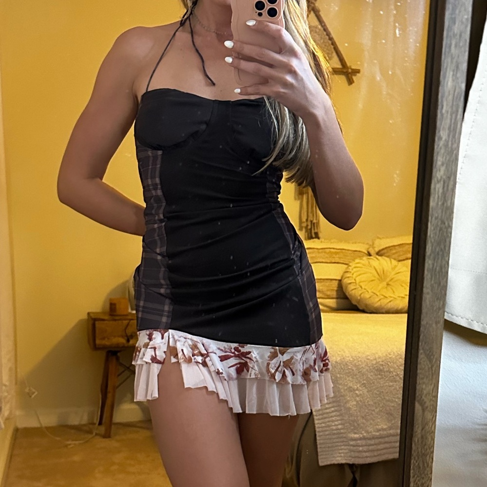 Ruffle Mini Dress